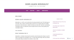 Desktop Screenshot of bornagainminimalist.com